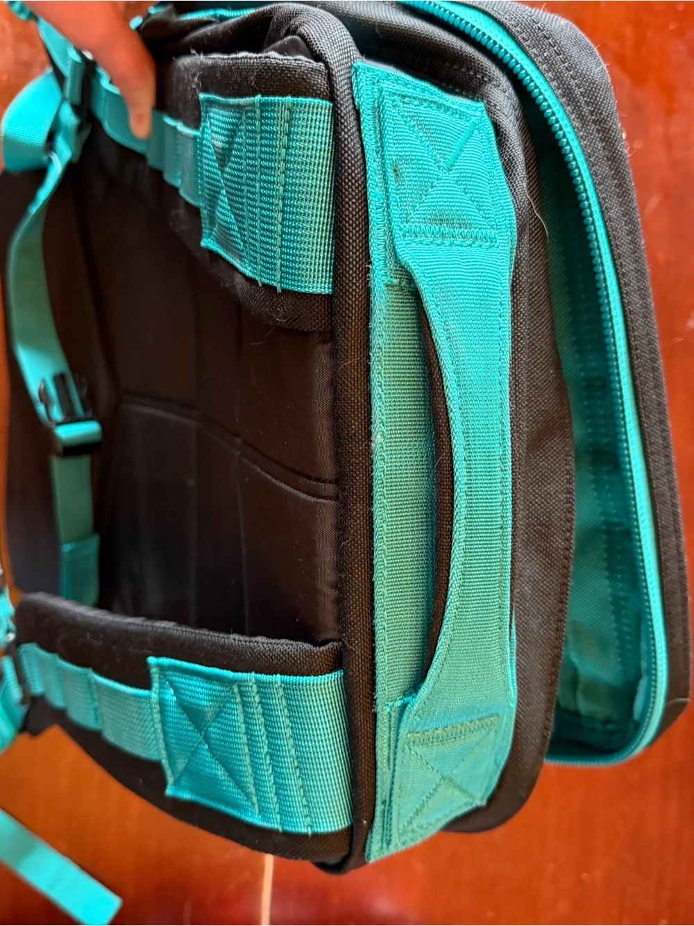 GORUCK 20L Rucker Black and Teal
